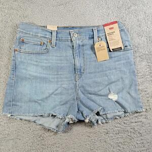Levi's Women's High Rise Denim Jean Shorts Regular Fit 3"